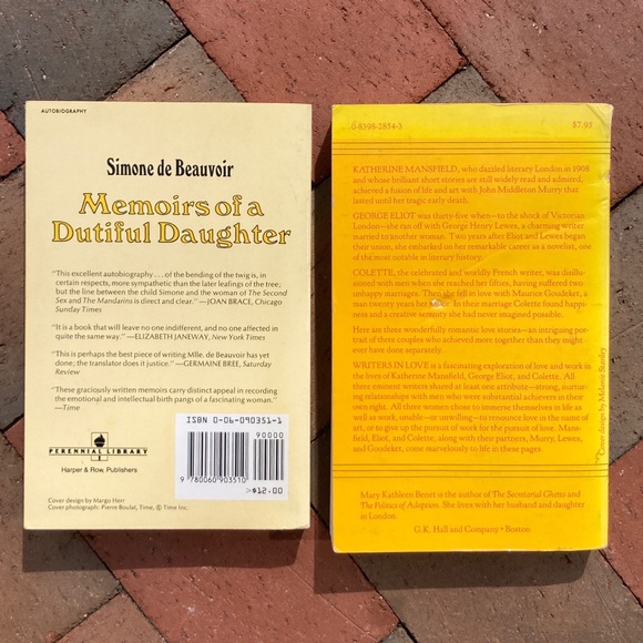 Simone de Beauvoir Colette Katherine Mansfield Writers in Love Biography - Picture 13 of 14